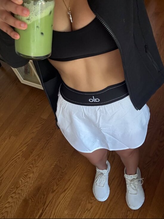 Alo Yoga Dresses & Skirts - 🏓Alo Yoga Match Point Tennis SkirtWhite (Tennis Academy Style)